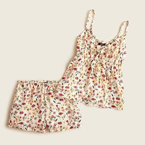 J.Crew Easy-luxe eco pajama tank set in vintage floral